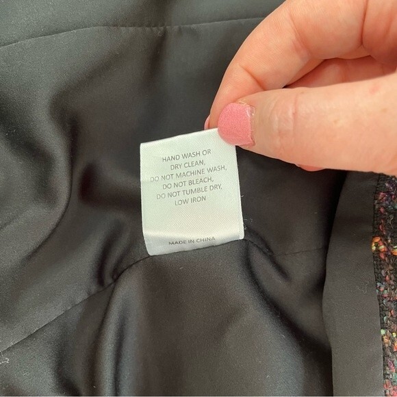 Slate & Willow Size M Shaina Lined Plaid Jacket Fall Colorful Retro Ruffle - Picture 6 of 11